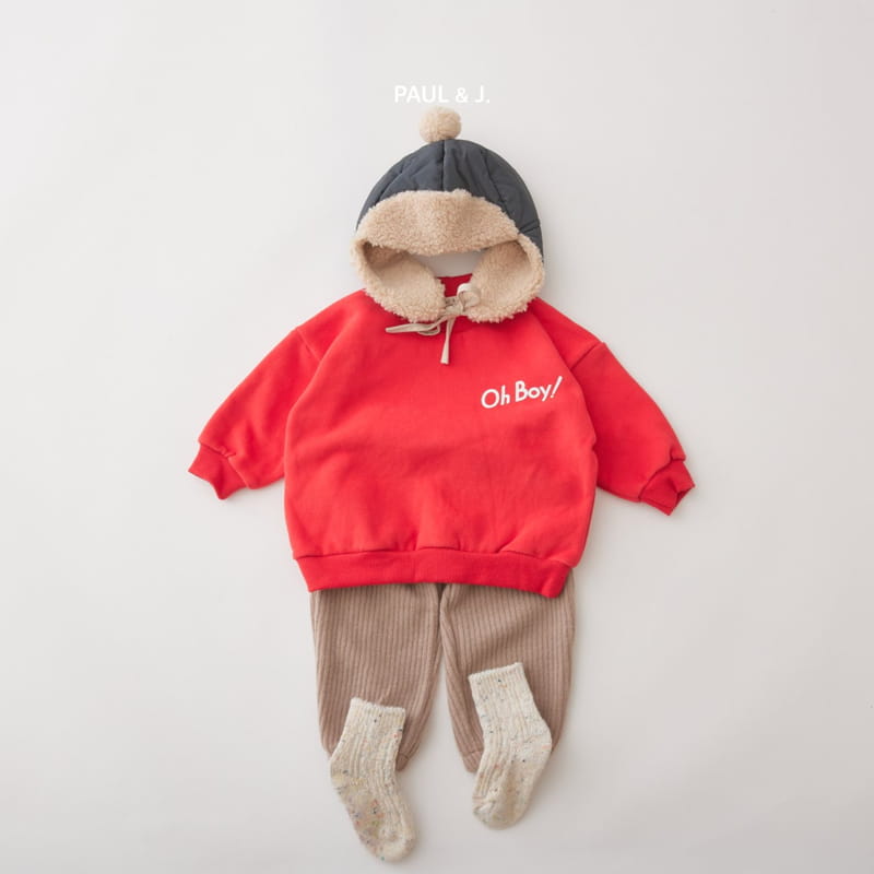 PAUL & J - Korean Children Fashion - #Kfashion4kids - Oh Boy Sweatshirt - 11