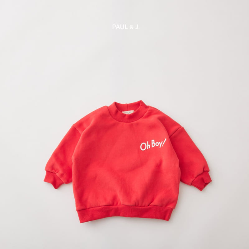 PAUL & J - Korean Children Fashion - #Kfashion4kids - Oh Boy Sweatshirt - 3