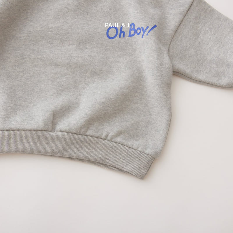 PAUL & J - Korean Children Fashion - #Kfashion4kids - Oh Boy Sweatshirt - 8