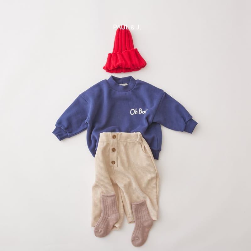 PAUL & J - Korean Children Fashion - #Kfashion4kids - Oh Boy Sweatshirt - 9