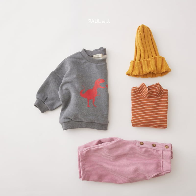 PAUL & J - Korean Children Fashion - #Kfashion4kids - Collar Half Turtleneck - 9