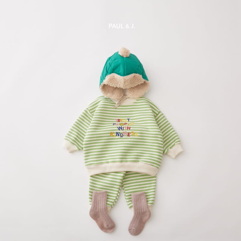 PAUL & J - Korean Children Fashion - #Kfashion4kids - Kind Top Bottom Set - 9
