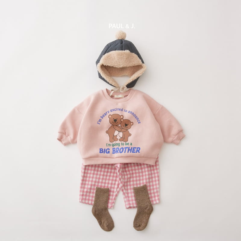 PAUL & J - Korean Children Fashion - #Kfashion4kids - Pong Pong Check Pants - 9