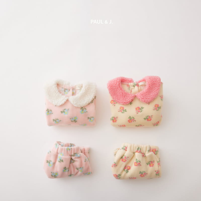 PAUL & J - Korean Children Fashion - #Kfashion4kids - Hug Top Bottom Set - 3