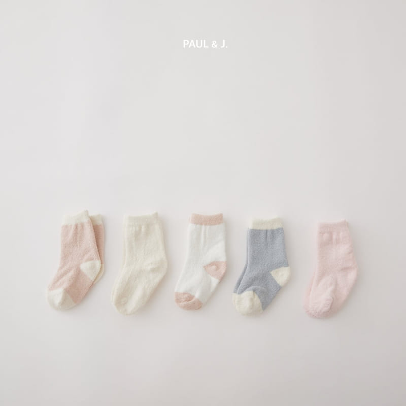 PAUL & J - Korean Children Fashion - #Kfashion4kids - Emma Sleep Socks [set of 5]