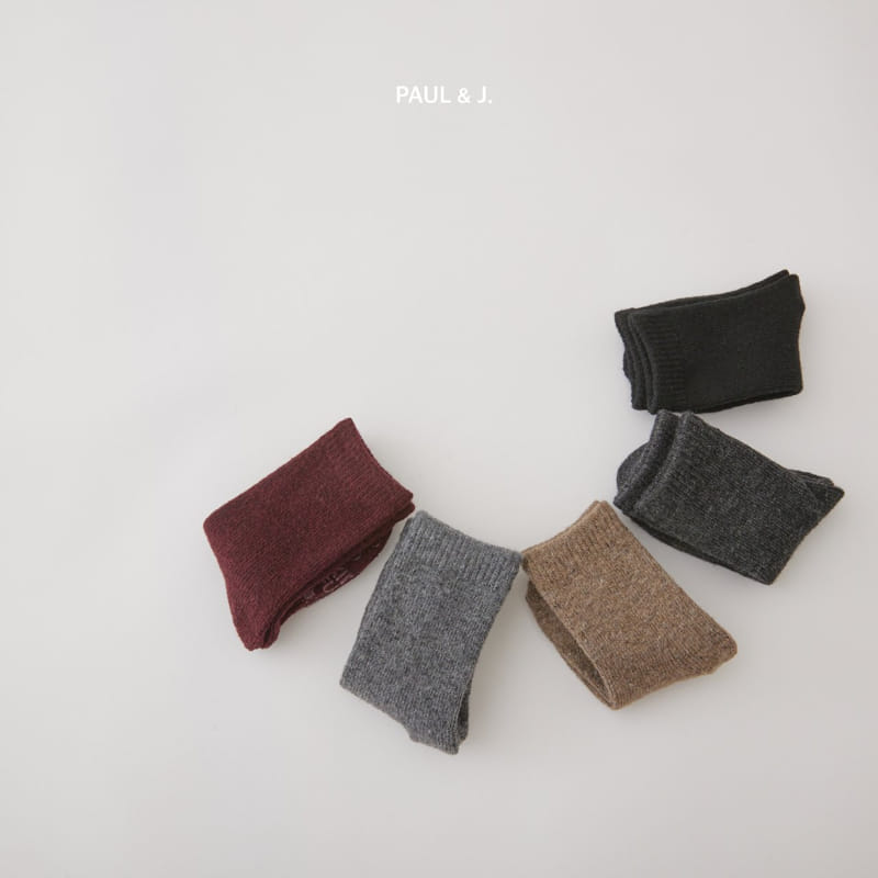 PAUL & J - Korean Children Fashion - #Kfashion4kids - Simple Socks [set of 5]