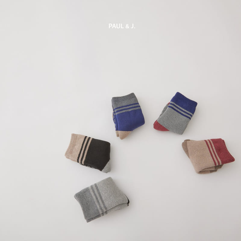 PAUL & J - Korean Children Fashion - #Kfashion4kids - Ben Socks [set of 5]