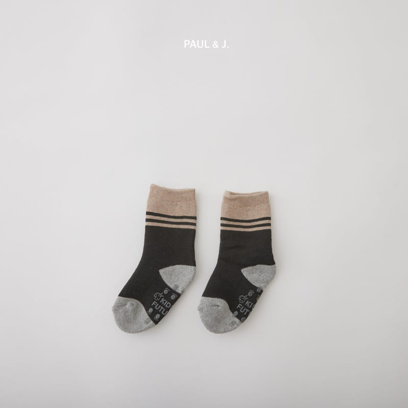 PAUL & J - Korean Children Fashion - #Kfashion4kids - Ben Socks [set of 5] - 4