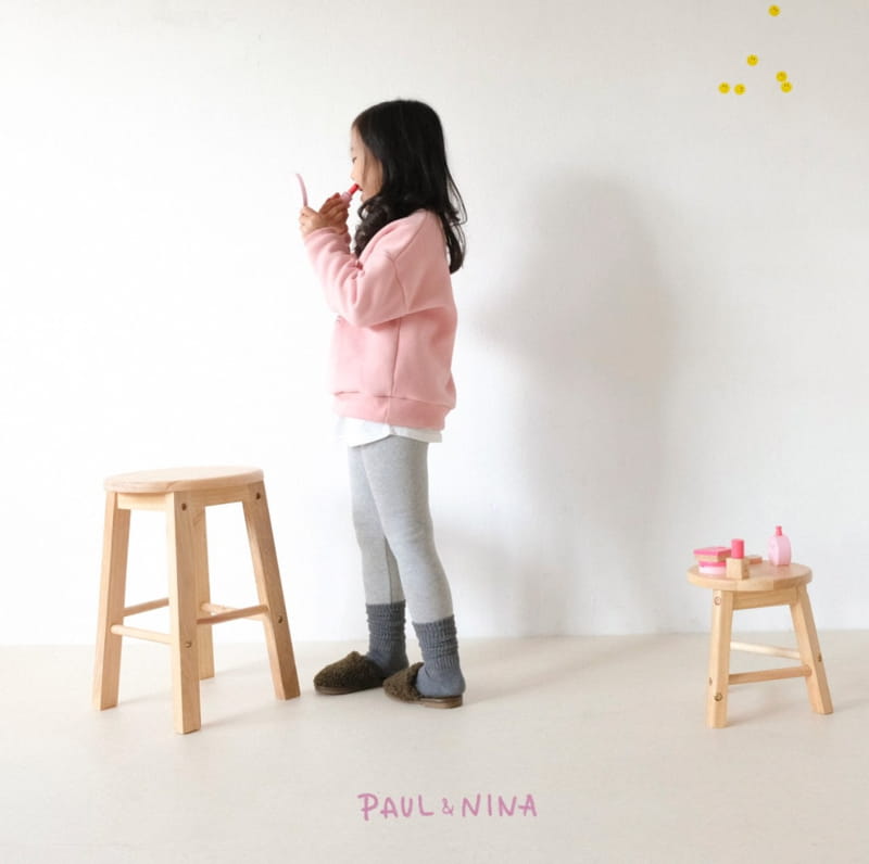 PAUL & NINA - Korean Children Fashion - #Kfashion4kids - Cozy Fleece Leggings - 12