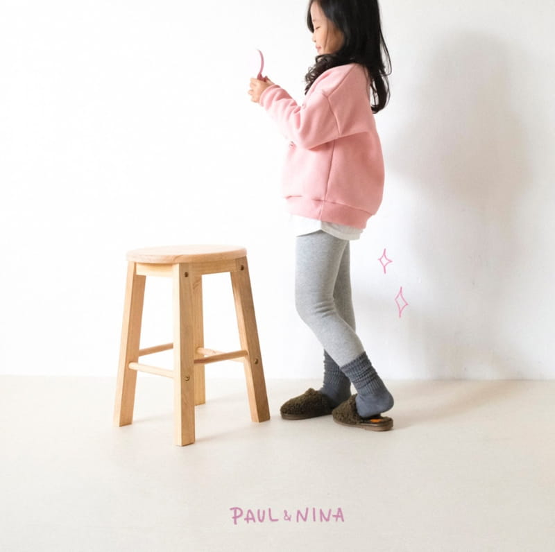 PAUL & NINA - Korean Children Fashion - #Kfashion4kids - Cozy Fleece Leggings - 4