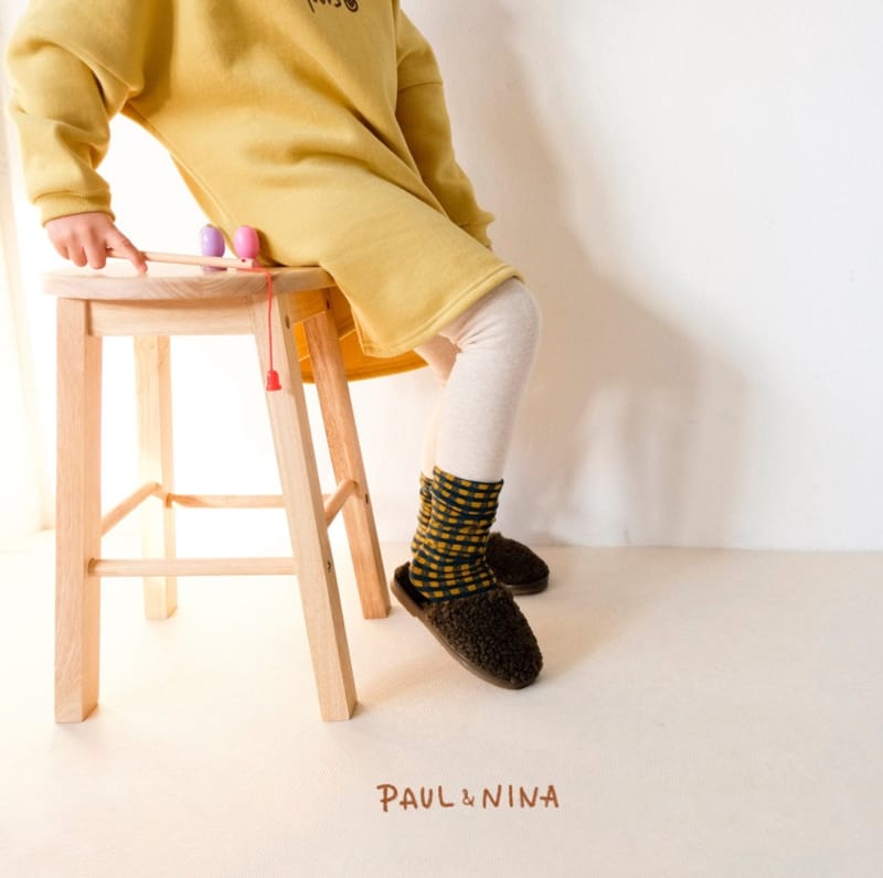 PAUL & NINA - Korean Children Fashion - #Kfashion4kids - Cozy Fleece Leggings - 6