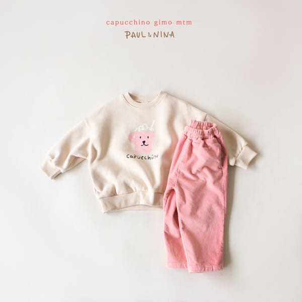 PAUL & NINA - Korean Children Fashion - #Kfashion4kids - Cappuccino Fleece Sweatshirt