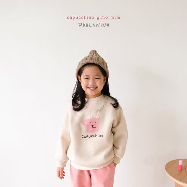 PAUL & NINA - Korean Children Fashion - #Kfashion4kids - Cappuccino Fleece Sweatshirt - 5
