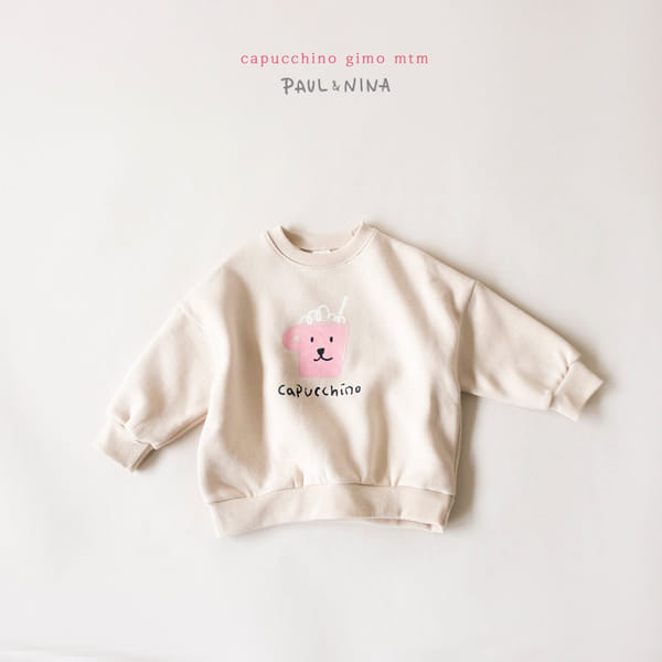 PAUL & NINA - Korean Children Fashion - #Kfashion4kids - Cappuccino Fleece Sweatshirt - 7
