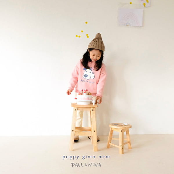 PAUL & NINA - Korean Children Fashion - #Kfashion4kids - Puppy Fleece Sweatshirt - 3