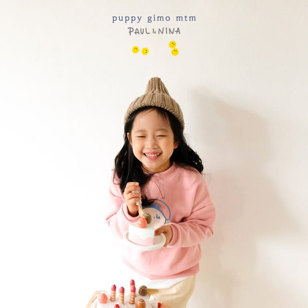 PAUL & NINA - Korean Children Fashion - #Kfashion4kids - Puppy Fleece Sweatshirt - 7
