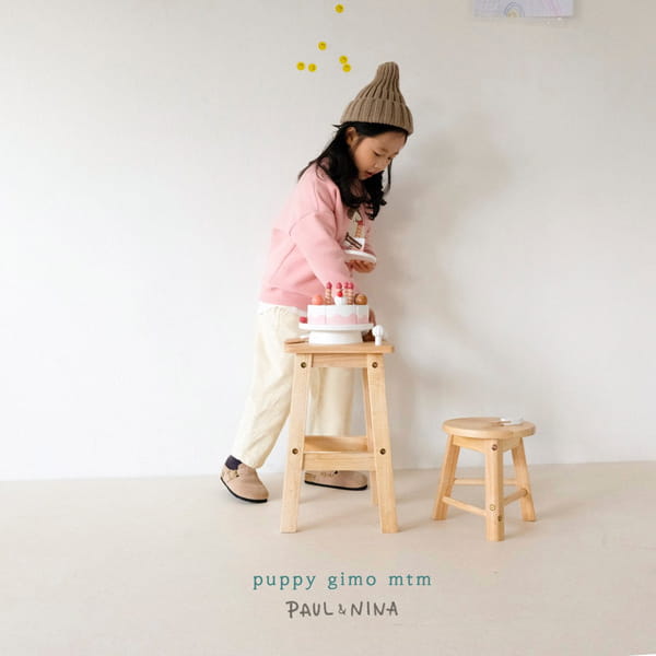 PAUL & NINA - Korean Children Fashion - #Kfashion4kids - Puppy Fleece Sweatshirt - 9