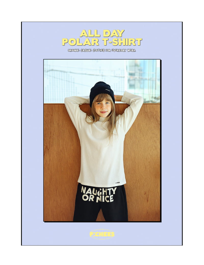 PEACH-CREAM - Korean Children Fashion - #Kfashion4kids - All Day Turtleneck Tee