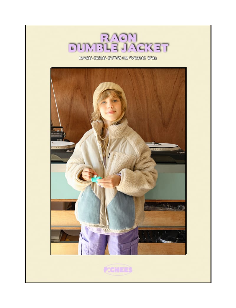 PEACH-CREAM - Korean Children Fashion - #Kfashion4kids - Raon Dumble Jacket