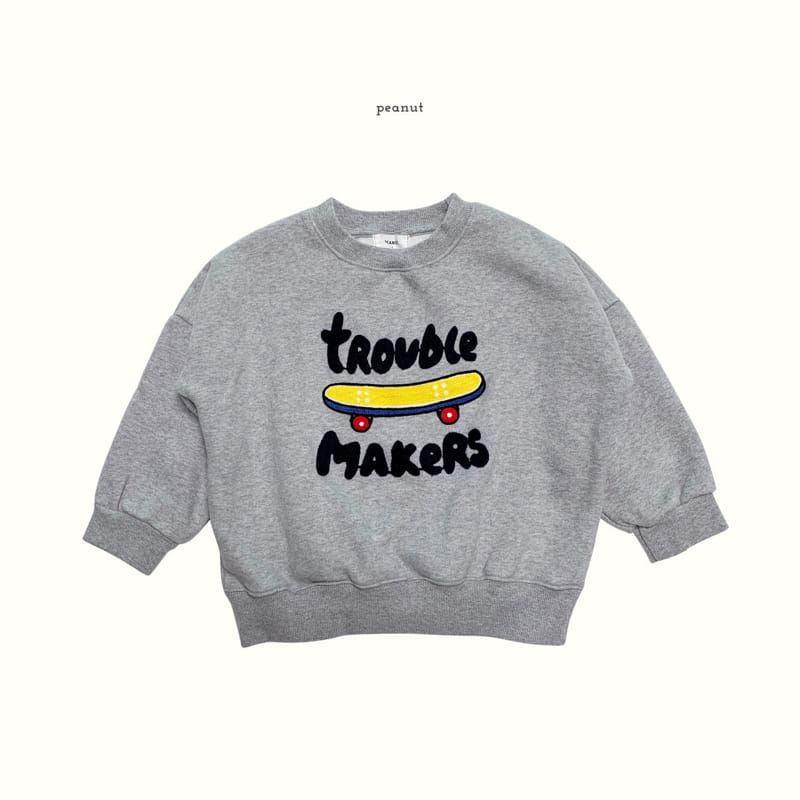 PEANUT - Korean Children Fashion - #Kfashion4kids - Trouble Sweatshirt