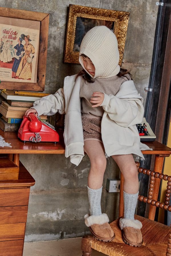 PEANUT - Korean Children Fashion - #Kfashion4kids - Box Hoody Zip-up with mom - 12