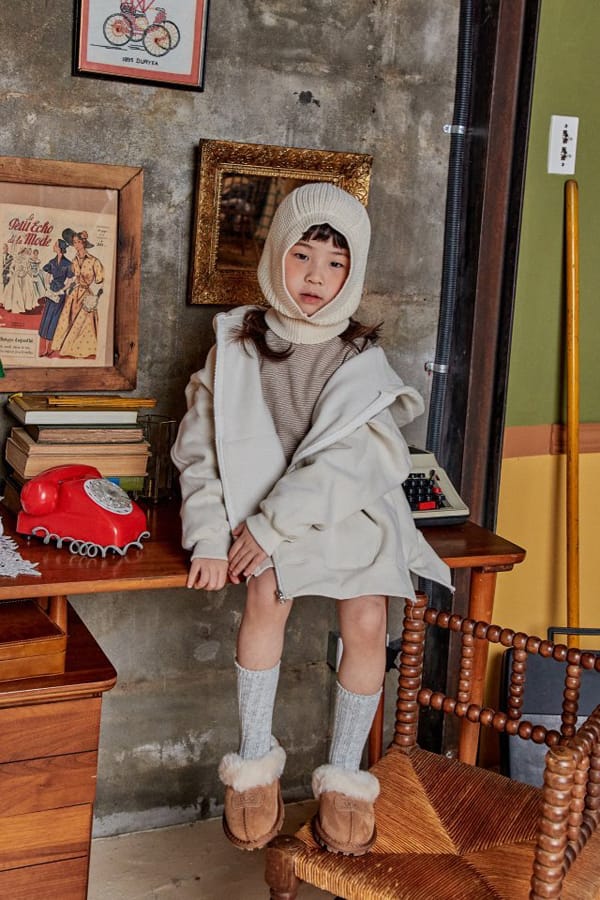 PEANUT - Korean Children Fashion - #Kfashion4kids - Box Hoody Zip-up with mom - 4