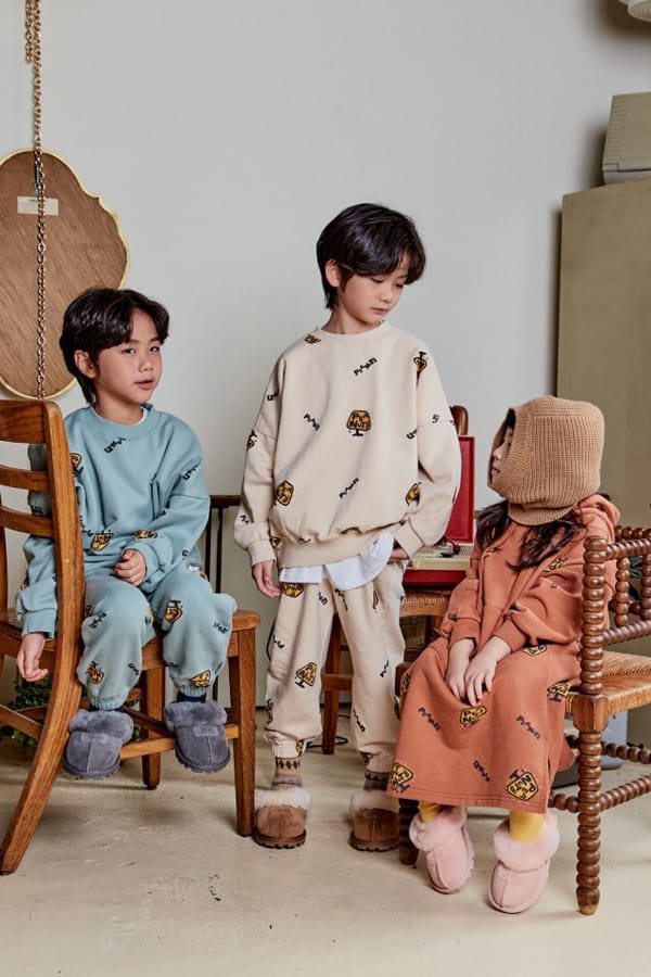PEANUT - Korean Children Fashion - #Kfashion4kids - Peanuts Top Bottom Set - 5
