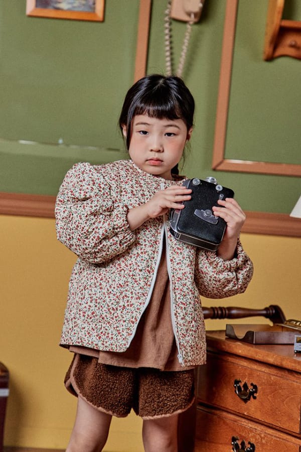 PEANUT - Korean Children Fashion - #Kfashion4kids - Floral Padding - 3