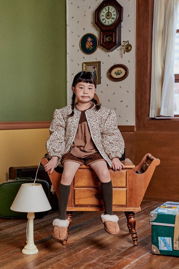 PEANUT - Korean Children Fashion - #Kfashion4kids - Floral Padding - 6