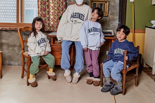 PEANUT - Korean Children Fashion - #Kfashion4kids - Marines Sweatshirt with Mom - 12