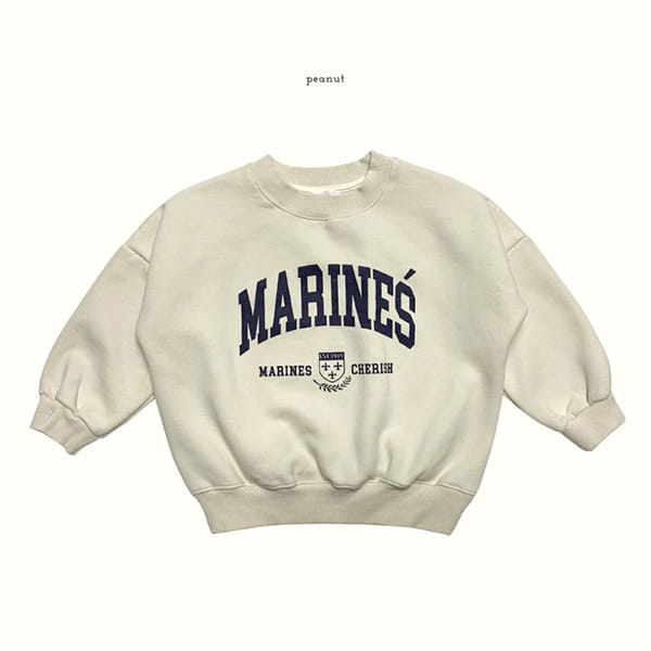 PEANUT - Korean Children Fashion - #Kfashion4kids - Marines Sweatshirt with Mom - 2