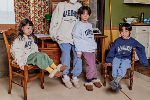 PEANUT - Korean Children Fashion - #Kfashion4kids - Marines Sweatshirt with Mom - 5
