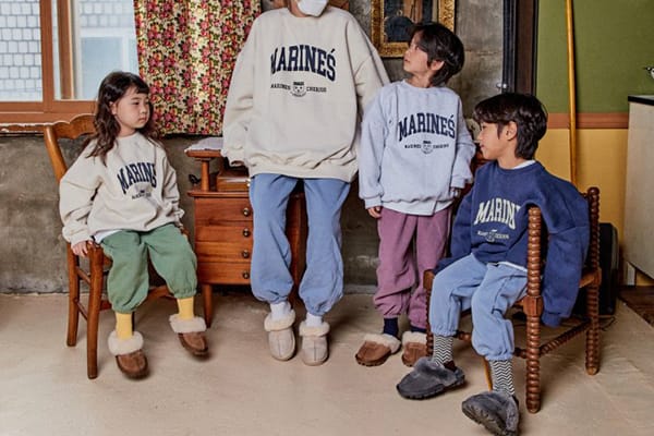 PEANUT - Korean Children Fashion - #Kfashion4kids - Marines Sweatshirt with Mom - 8