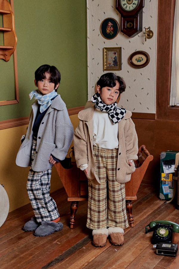 PEANUT - Korean Children Fashion - #Kfashion4kids - Chess Muffler - 3