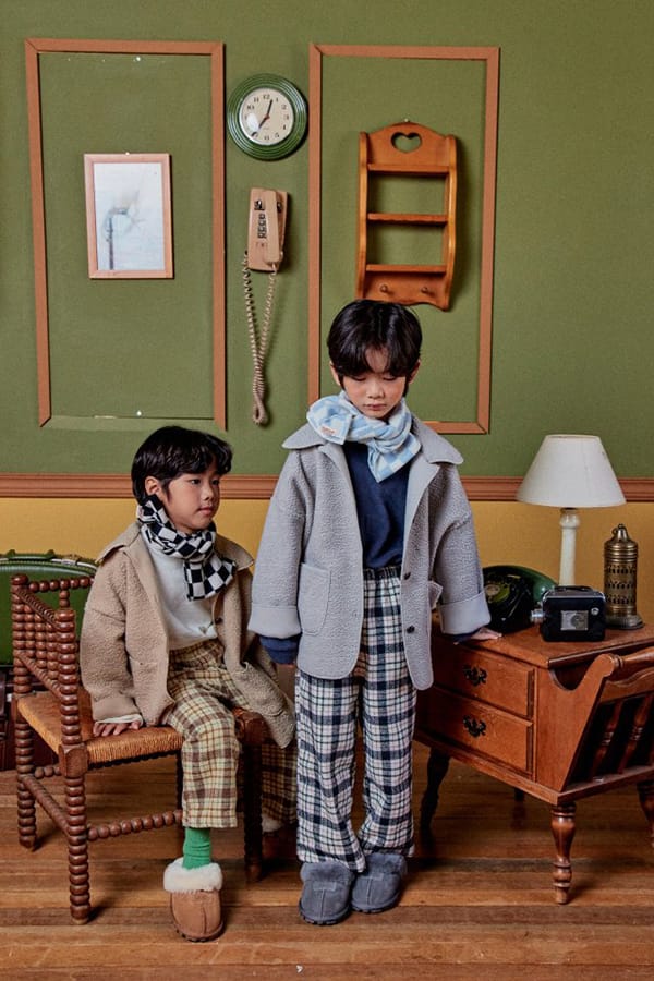PEANUT - Korean Children Fashion - #Kfashion4kids - Chess Muffler - 4