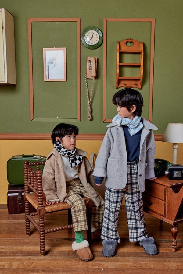 PEANUT - Korean Children Fashion - #Kfashion4kids - Chess Muffler - 5