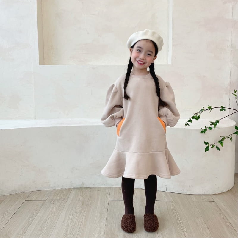 PETIT & PETIT - Korean Children Fashion - #Kfashion4kids - Cookie And Cream One-piece - 3