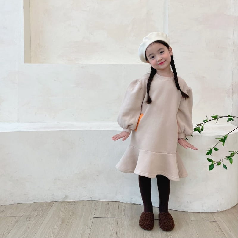 PETIT & PETIT - Korean Children Fashion - #Kfashion4kids - Cookie And Cream One-piece - 4