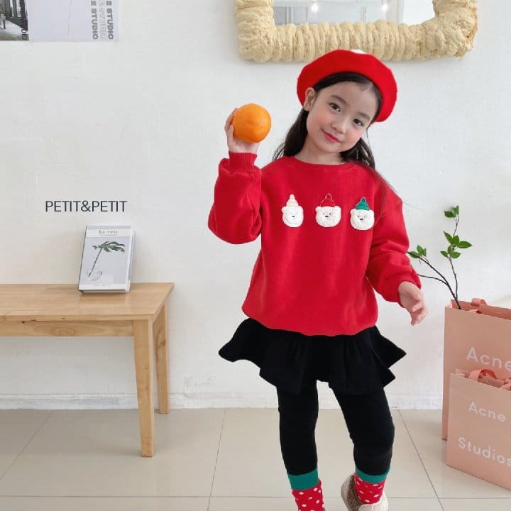 PETIT & PETIT - Korean Children Fashion - #Kfashion4kids - Three Bears Sweatshirt - 3