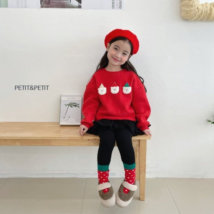 PETIT & PETIT - Korean Children Fashion - #Kfashion4kids - Three Bears Sweatshirt - 4