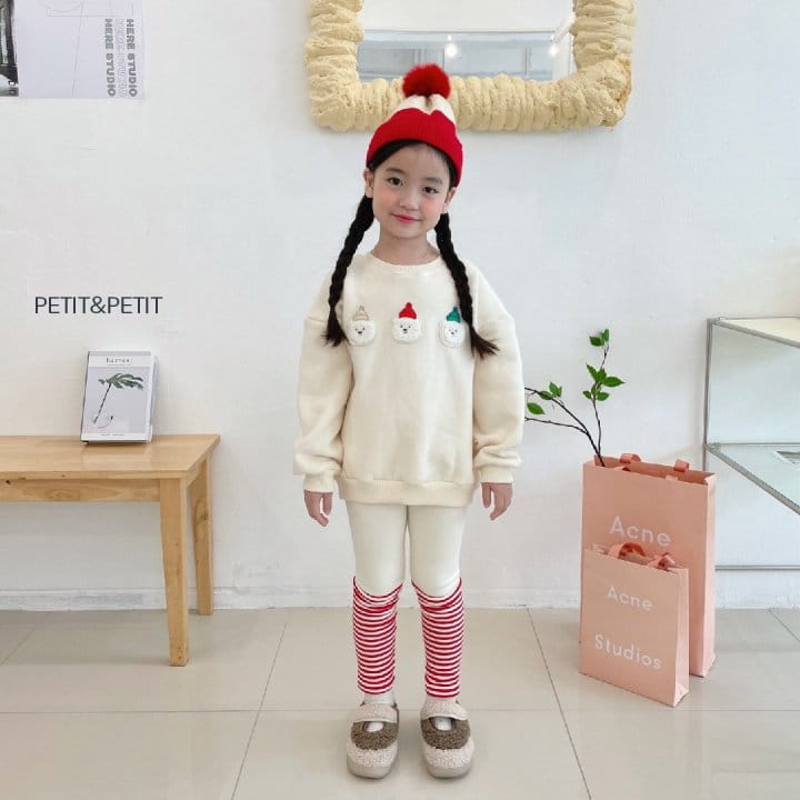 PETIT & PETIT - Korean Children Fashion - #Kfashion4kids - Three Bears Sweatshirt - 5