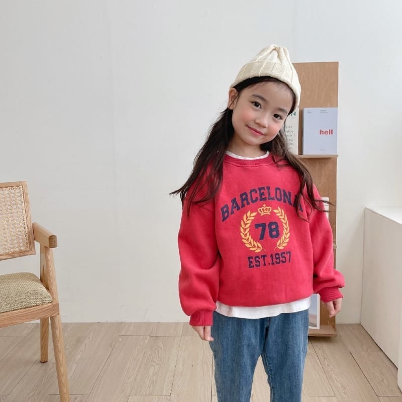 PETIT & PETIT - Korean Children Fashion - #Kfashion4kids - Barcelona Sweatshirt - 10