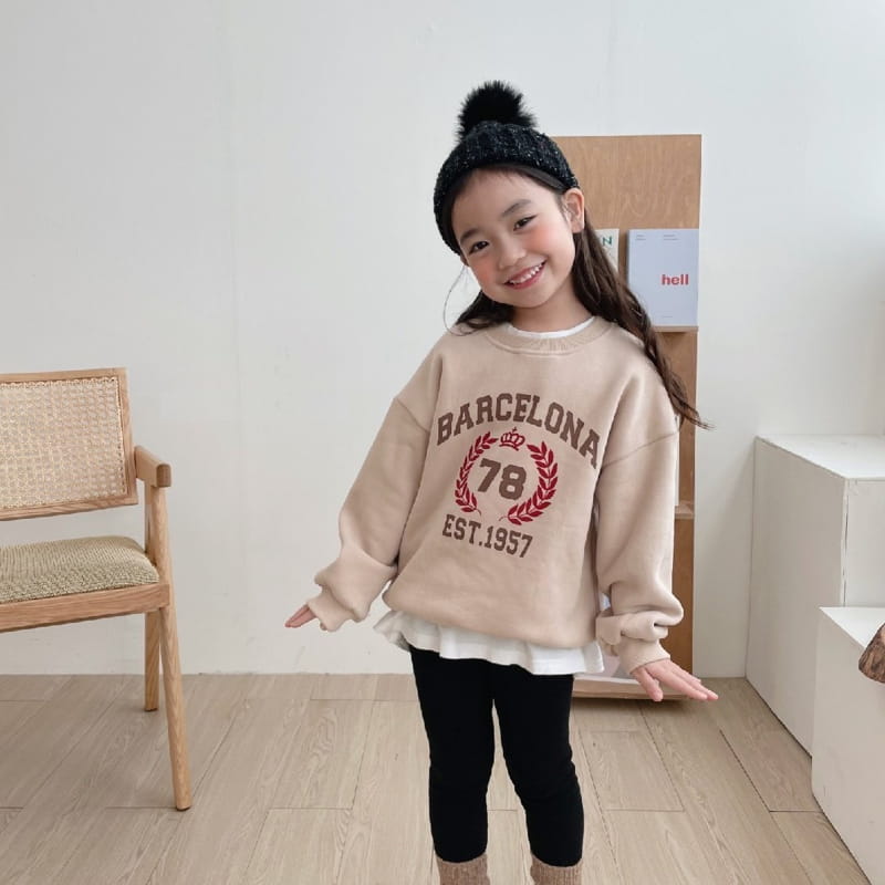 PETIT & PETIT - Korean Children Fashion - #Kfashion4kids - Barcelona Sweatshirt - 2