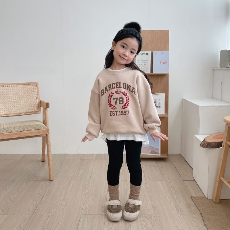 PETIT & PETIT - Korean Children Fashion - #Kfashion4kids - Barcelona Sweatshirt - 3