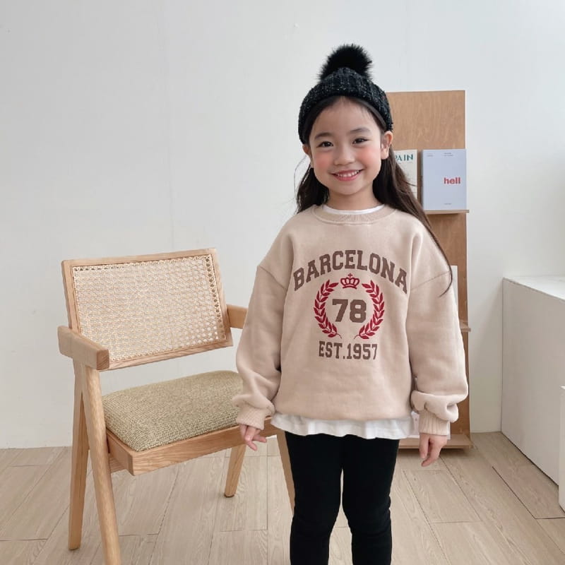 PETIT & PETIT - Korean Children Fashion - #Kfashion4kids - Barcelona Sweatshirt - 5