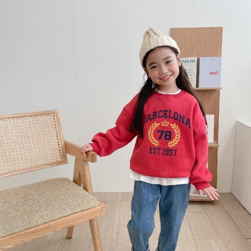 PETIT & PETIT - Korean Children Fashion - #Kfashion4kids - Barcelona Sweatshirt - 7