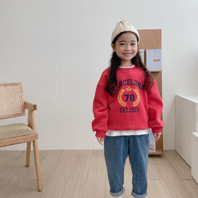 PETIT & PETIT - Korean Children Fashion - #Kfashion4kids - Barcelona Sweatshirt - 8