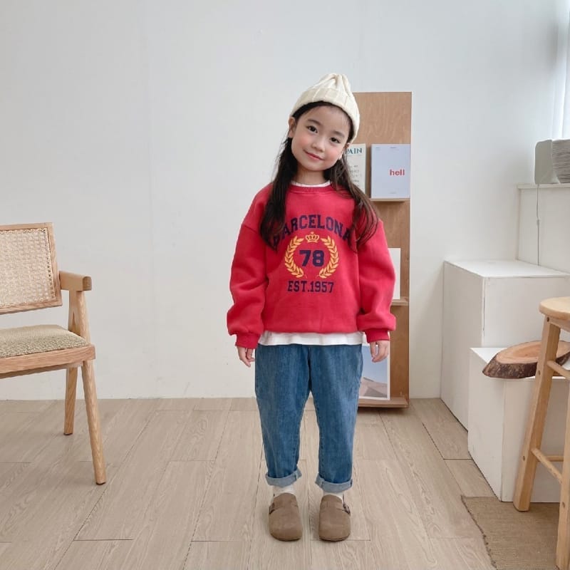 PETIT & PETIT - Korean Children Fashion - #Kfashion4kids - Barcelona Sweatshirt - 9