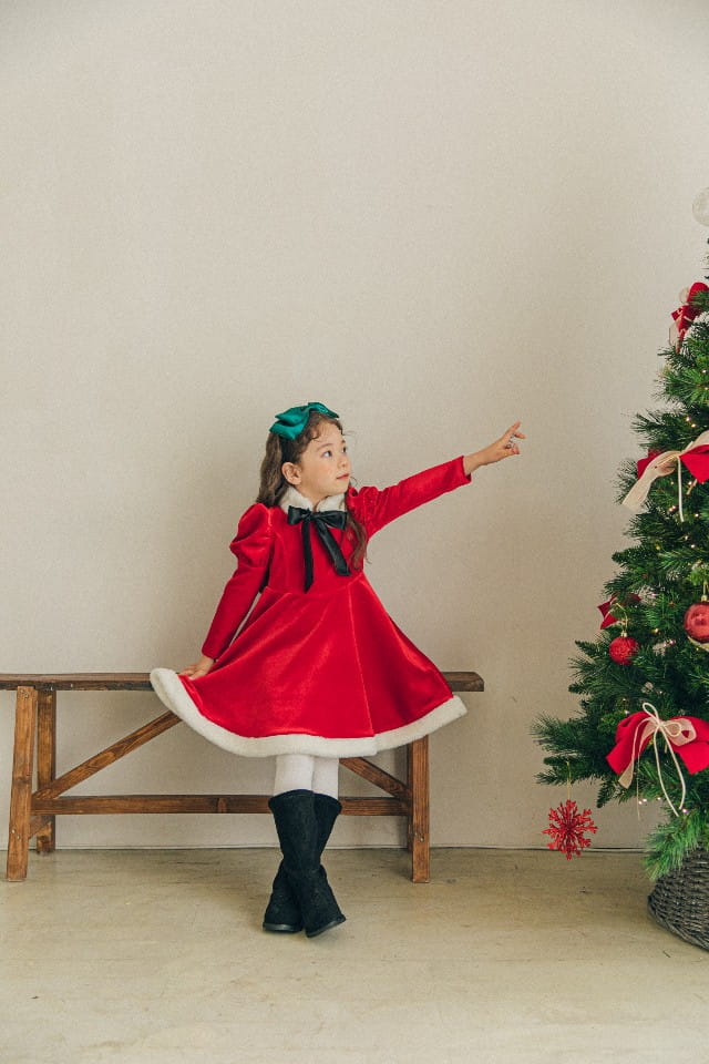 PINK BERRY - Korean Children Fashion - #Kfashion4kids - Merry Girl One-piece - 6