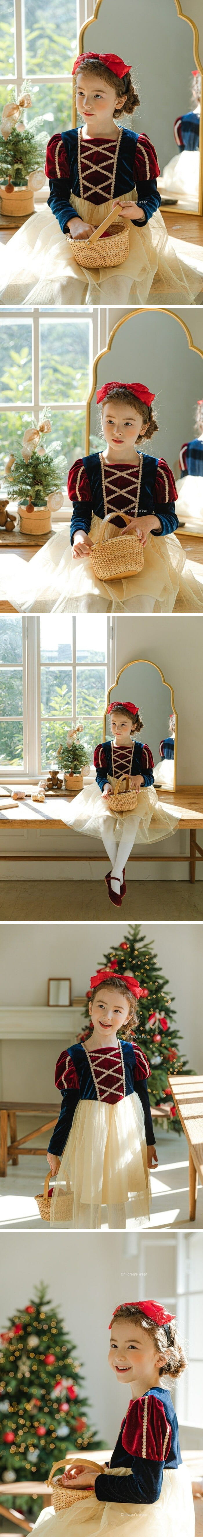 PINK BERRY - Korean Children Fashion - #Kfashion4kids - Snow White One-piece